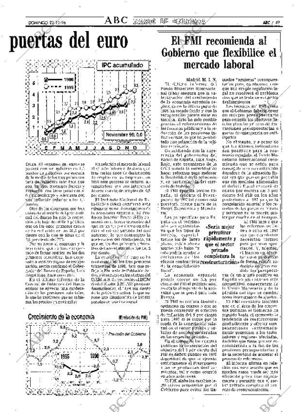 ABC MADRID 22-12-1996 página 49
