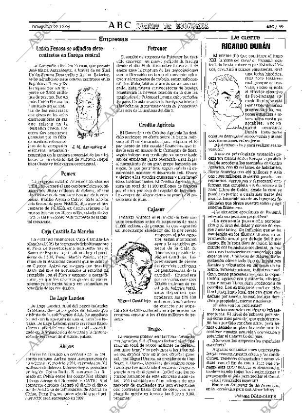 ABC MADRID 22-12-1996 página 59