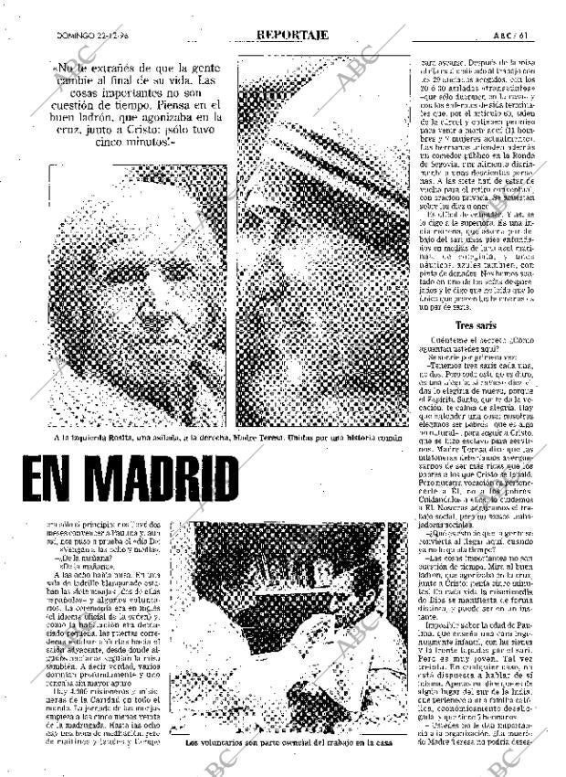 ABC MADRID 22-12-1996 página 61