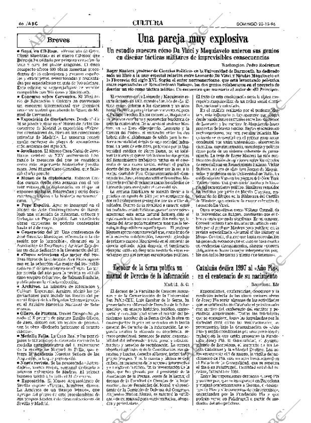 ABC MADRID 22-12-1996 página 66