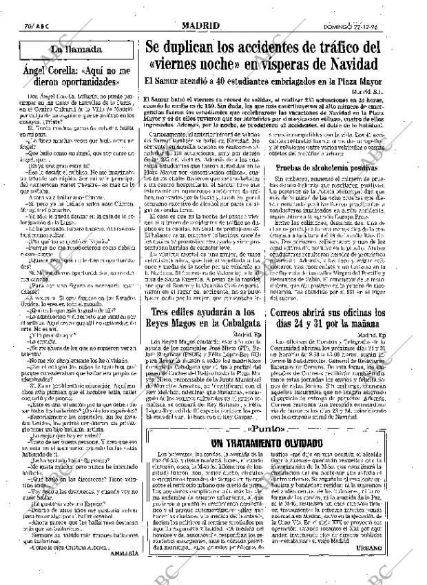 ABC MADRID 22-12-1996 página 70
