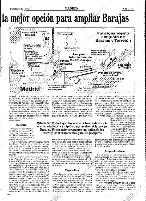 ABC MADRID 22-12-1996 página 75