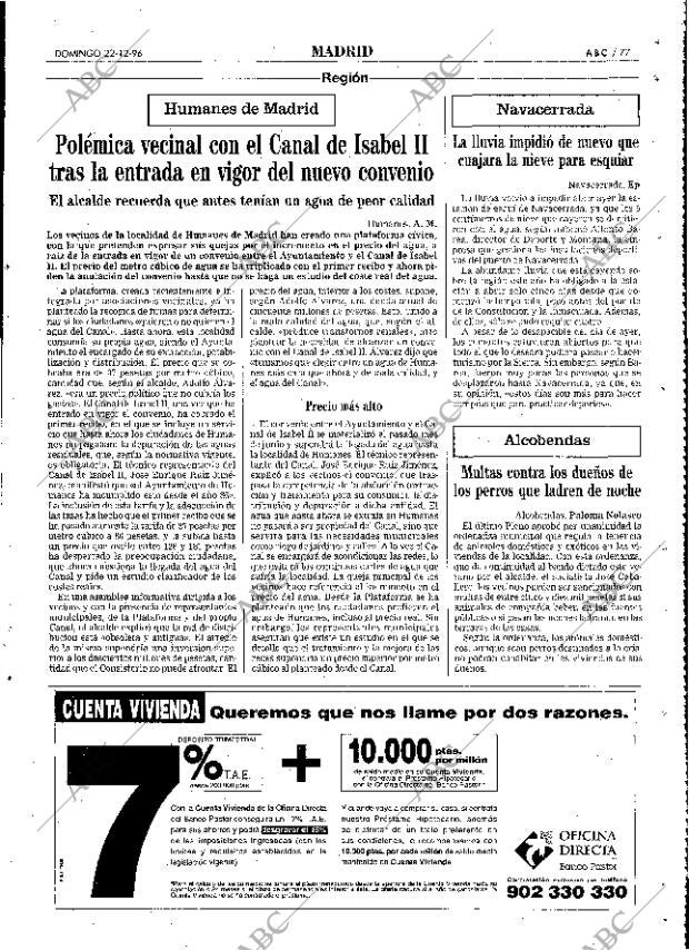 ABC MADRID 22-12-1996 página 77