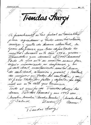 ABC MADRID 22-12-1996 página 87