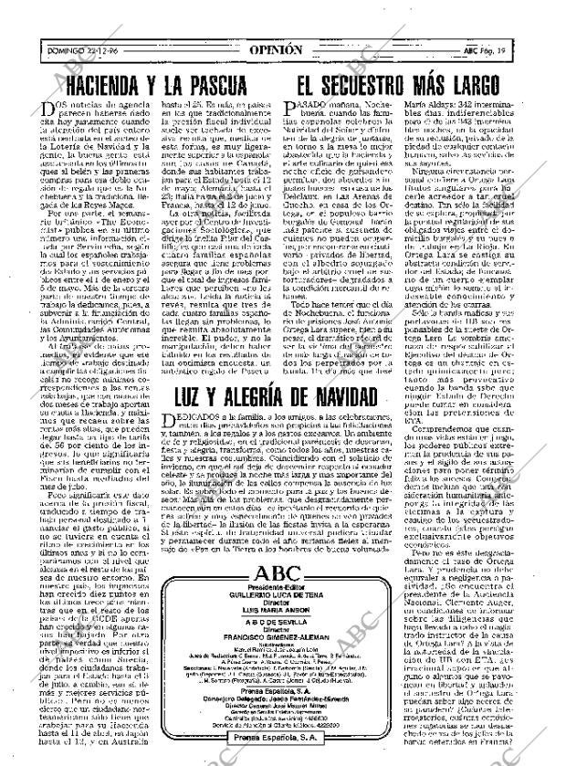 ABC SEVILLA 22-12-1996 página 19