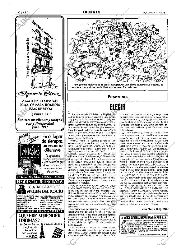 ABC SEVILLA 22-12-1996 página 22