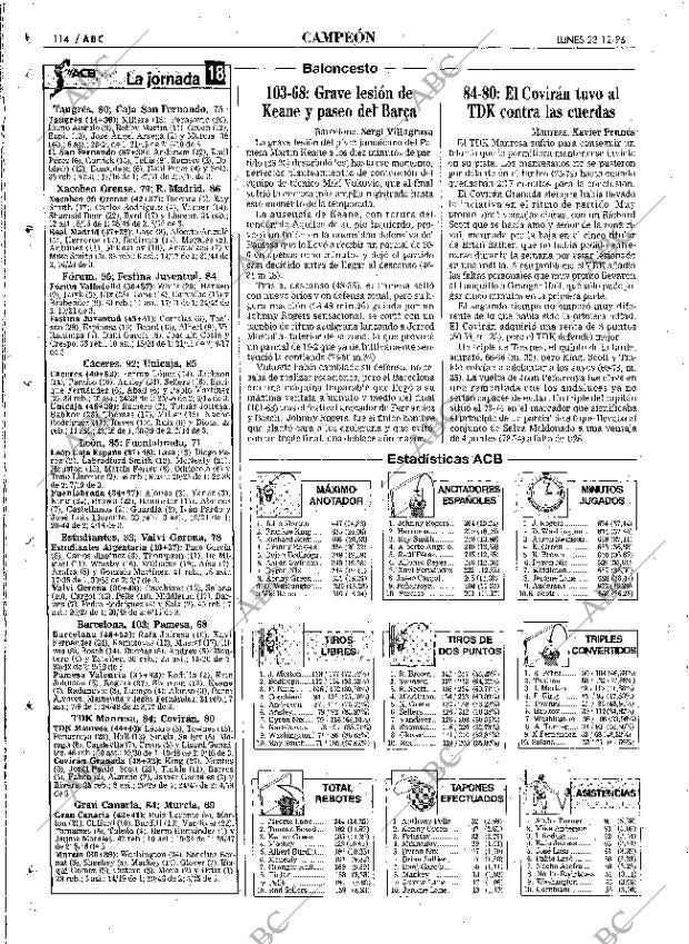 ABC MADRID 23-12-1996 página 114