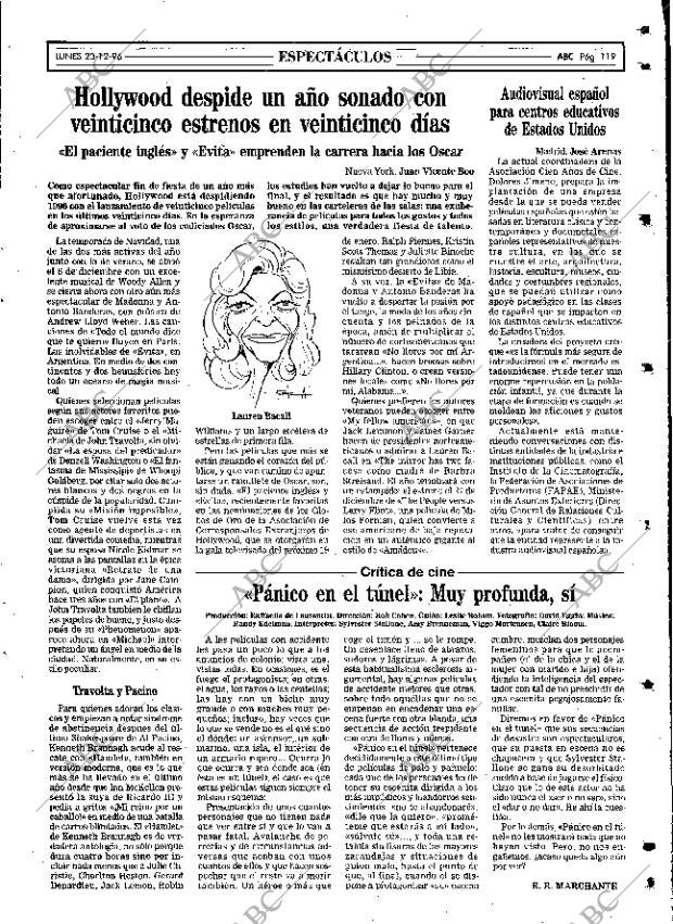 ABC MADRID 23-12-1996 página 119