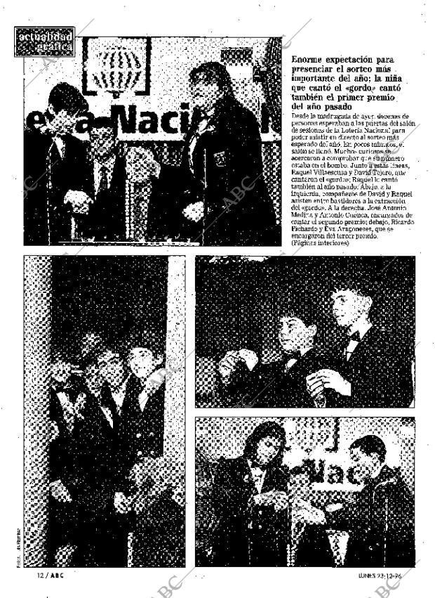ABC MADRID 23-12-1996 página 12