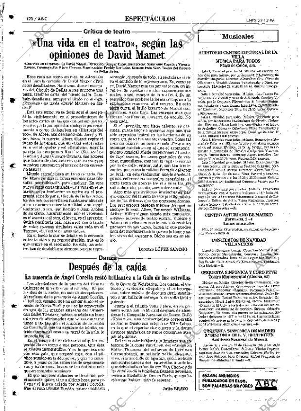 ABC MADRID 23-12-1996 página 120