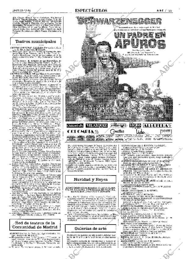 ABC MADRID 23-12-1996 página 123