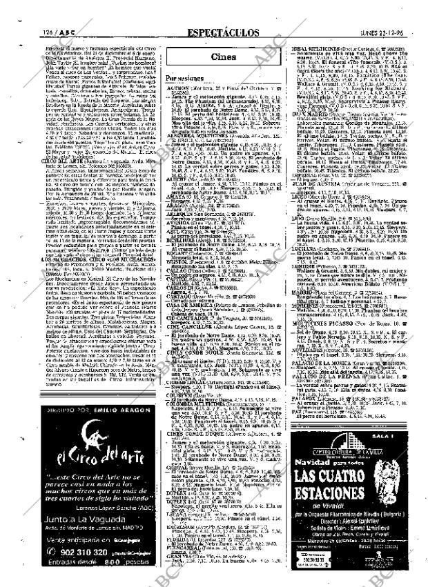 ABC MADRID 23-12-1996 página 126