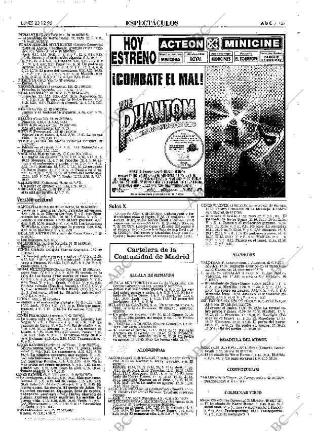 ABC MADRID 23-12-1996 página 127