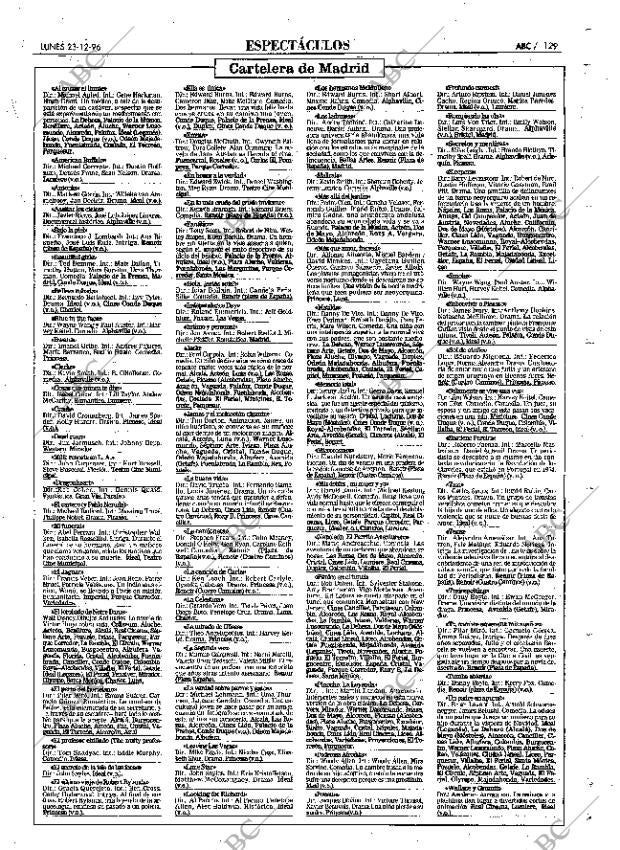 ABC MADRID 23-12-1996 página 129