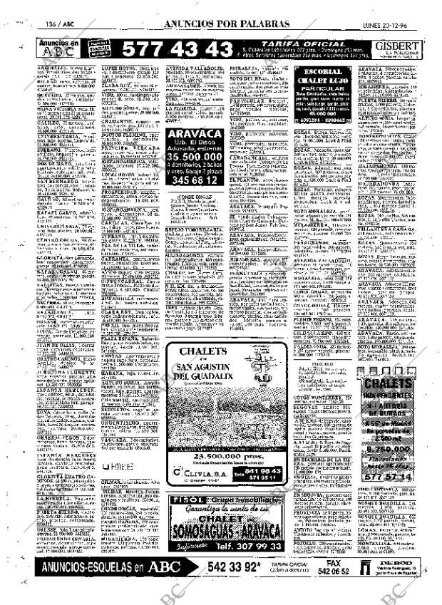 ABC MADRID 23-12-1996 página 136