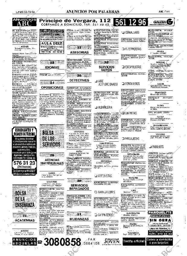 ABC MADRID 23-12-1996 página 141