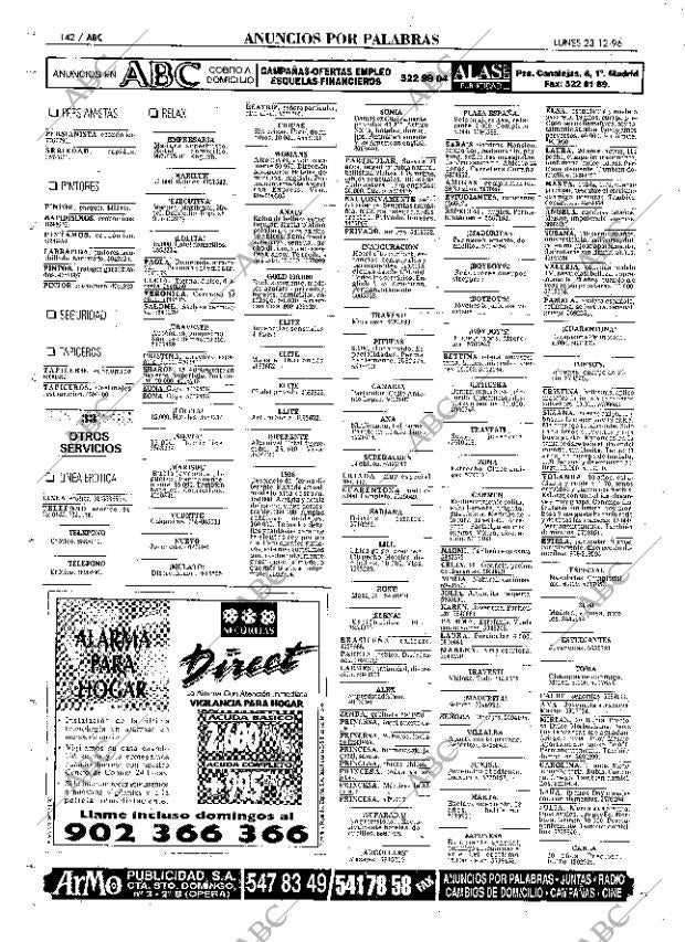 ABC MADRID 23-12-1996 página 142