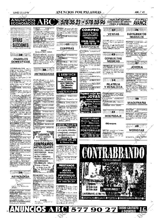 ABC MADRID 23-12-1996 página 145