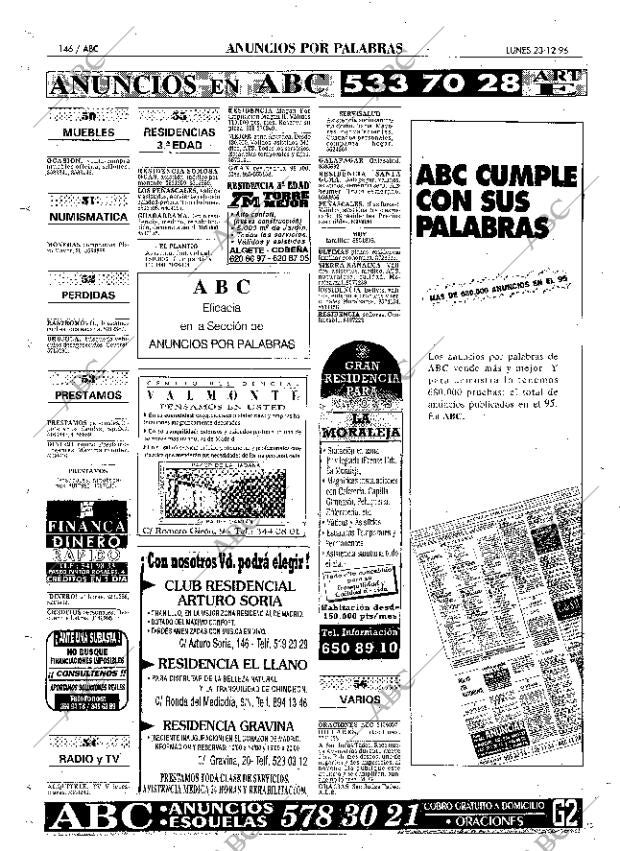 ABC MADRID 23-12-1996 página 146