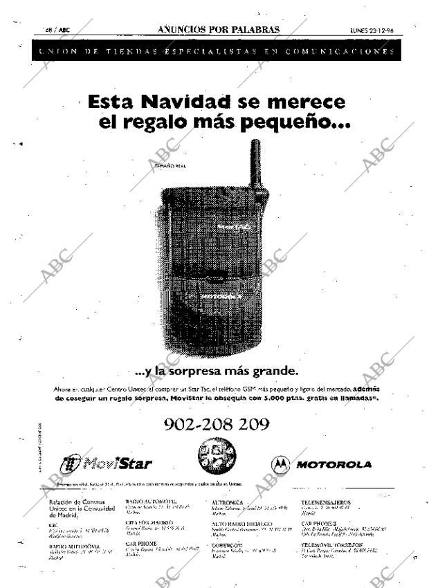 ABC MADRID 23-12-1996 página 148