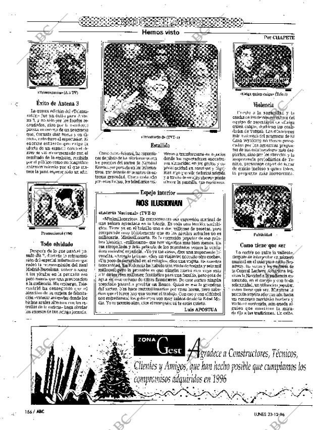 ABC MADRID 23-12-1996 página 156