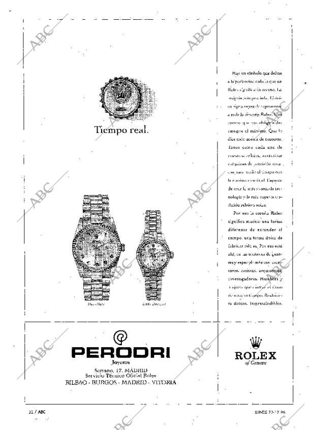 ABC MADRID 23-12-1996 página 22
