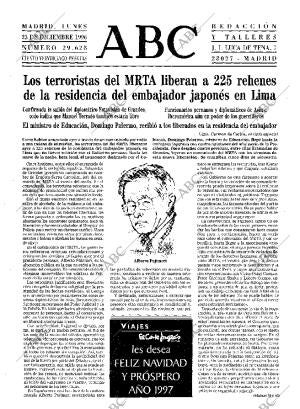ABC MADRID 23-12-1996 página 23