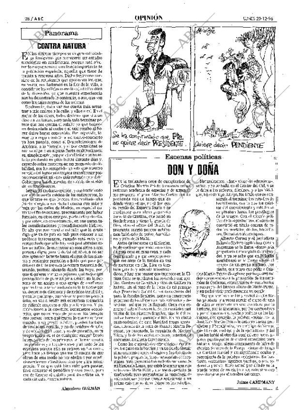 ABC MADRID 23-12-1996 página 28