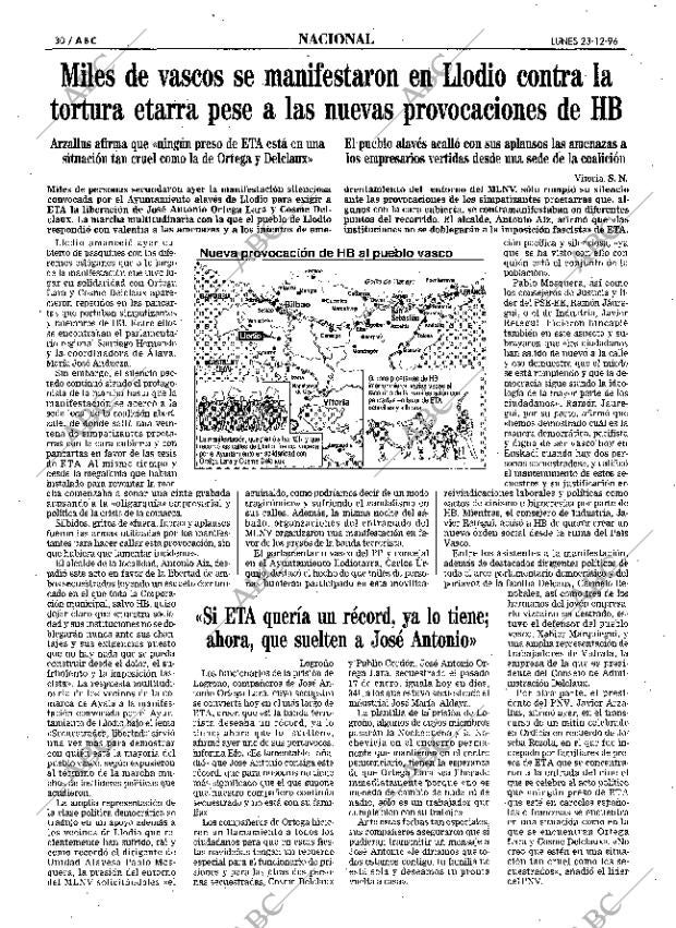 ABC MADRID 23-12-1996 página 30