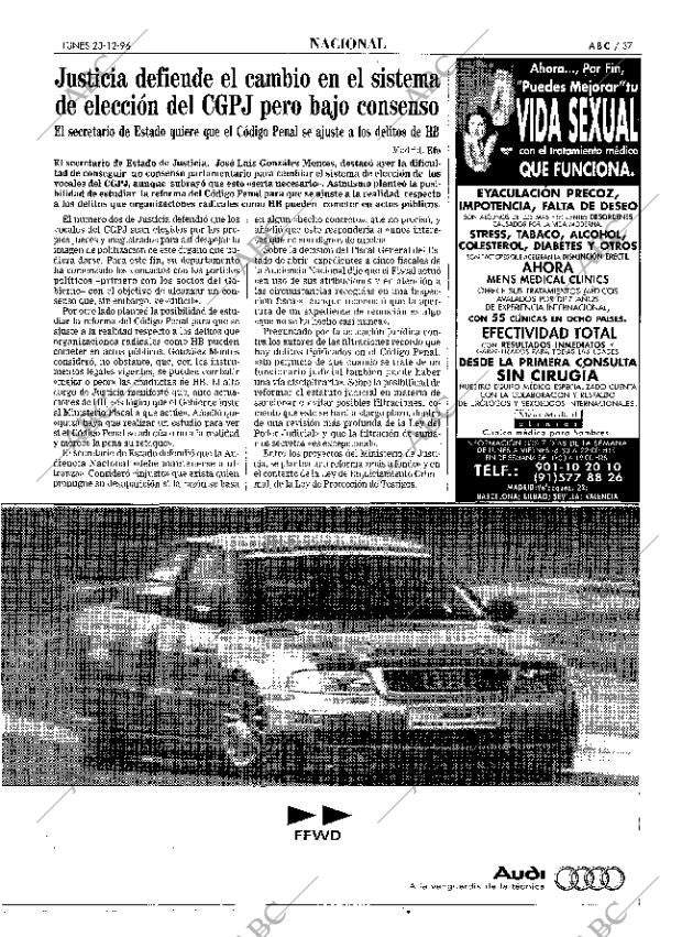 ABC MADRID 23-12-1996 página 37