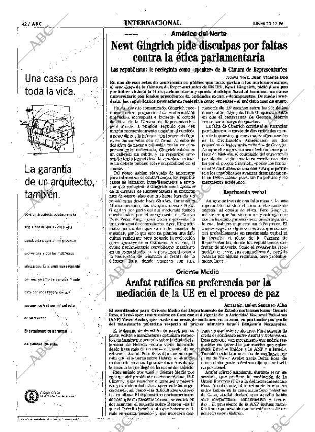 ABC MADRID 23-12-1996 página 42
