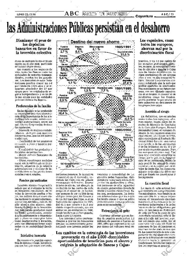 ABC MADRID 23-12-1996 página 53