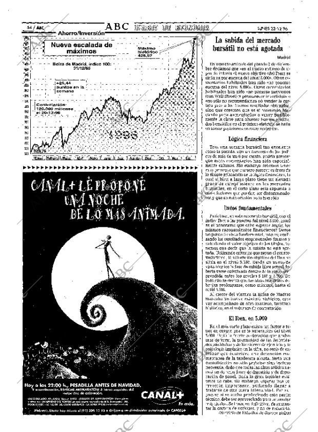 ABC MADRID 23-12-1996 página 54