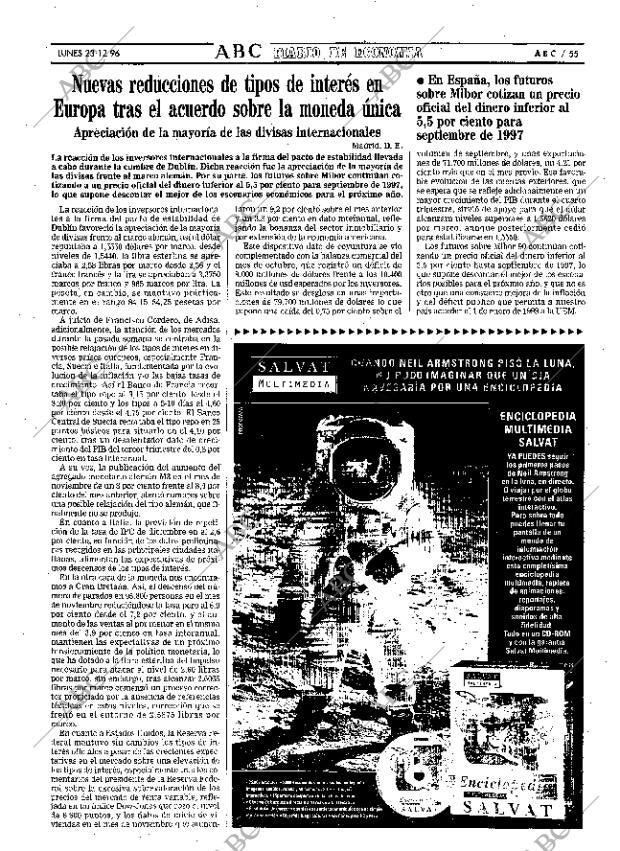 ABC MADRID 23-12-1996 página 55