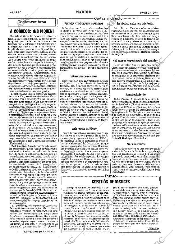 ABC MADRID 23-12-1996 página 64