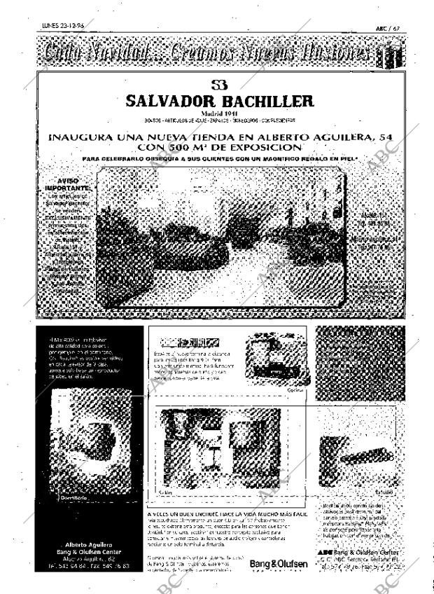 ABC MADRID 23-12-1996 página 67