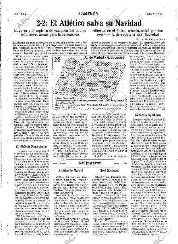 ABC MADRID 23-12-1996 página 98