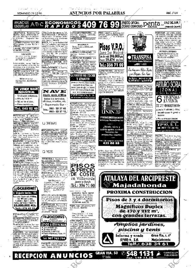 ABC MADRID 29-12-1996 página 109