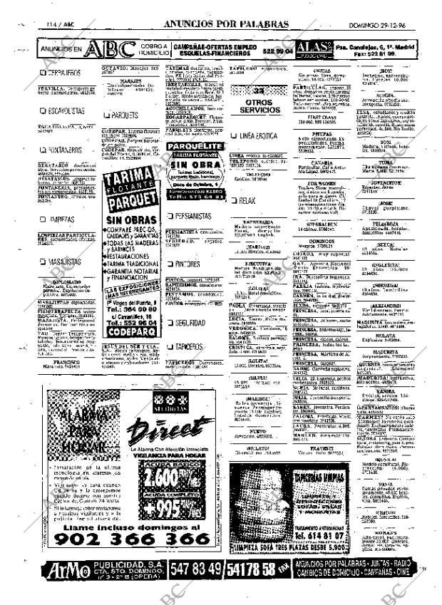 ABC MADRID 29-12-1996 página 114