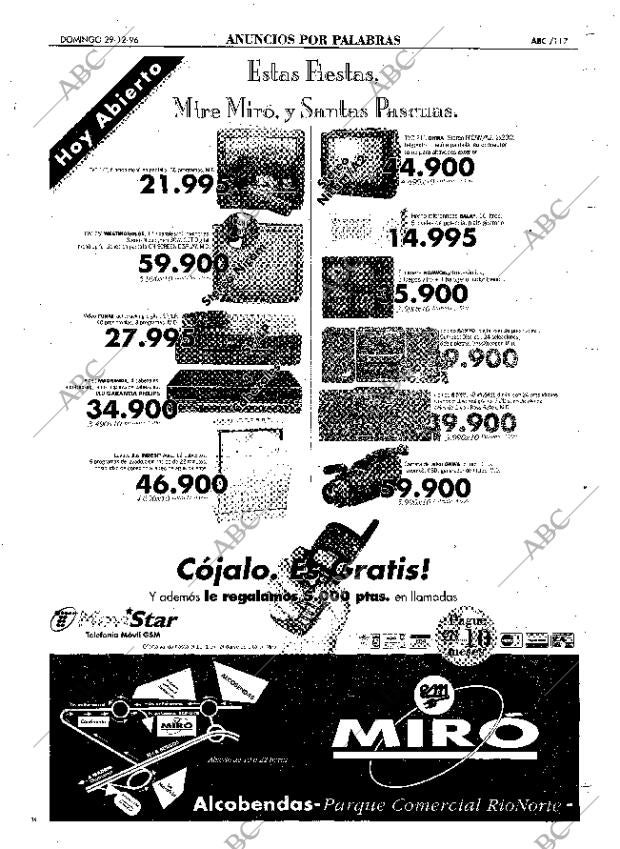 ABC MADRID 29-12-1996 página 117