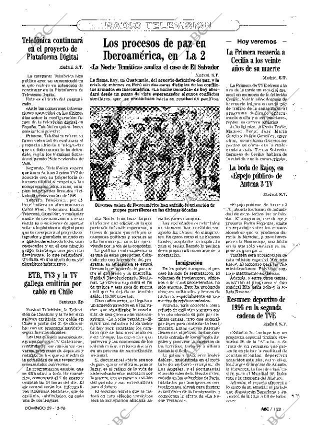 ABC MADRID 29-12-1996 página 123