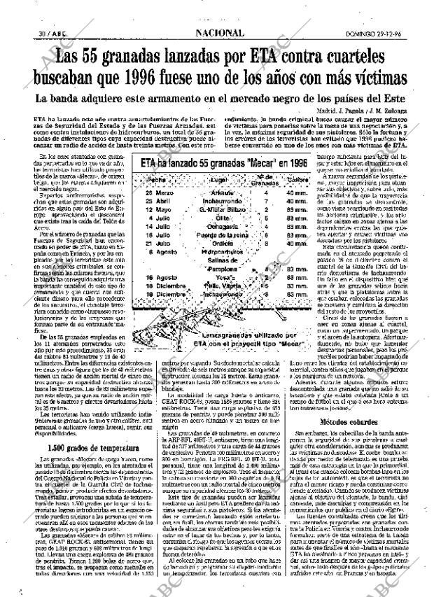 ABC MADRID 29-12-1996 página 30