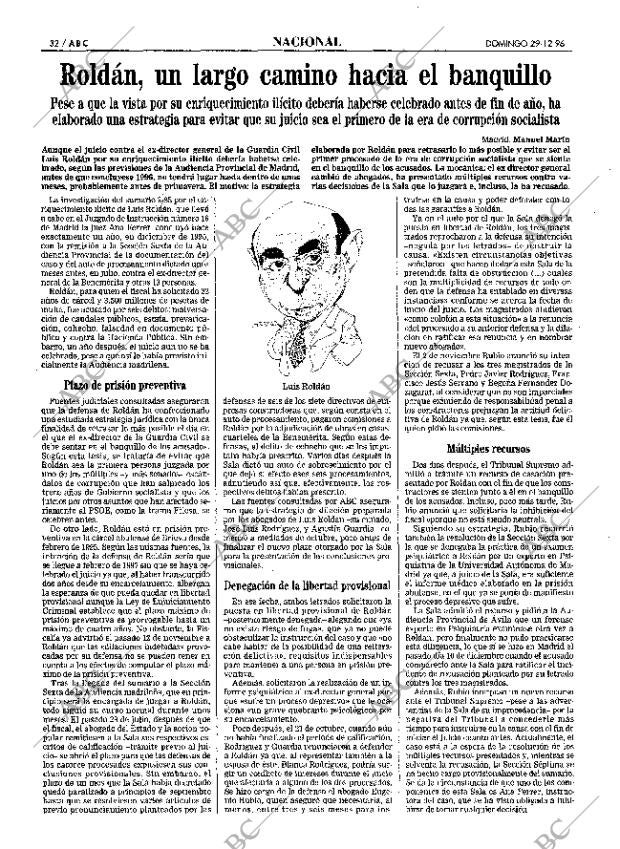 ABC MADRID 29-12-1996 página 32
