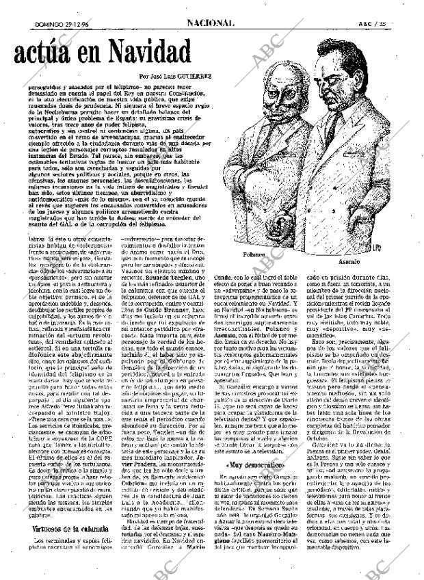 ABC MADRID 29-12-1996 página 35