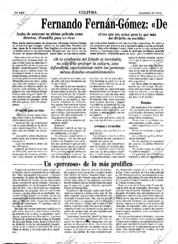 ABC MADRID 29-12-1996 página 58