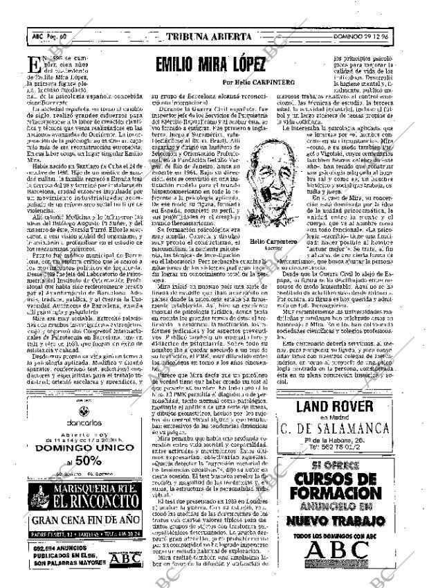 ABC MADRID 29-12-1996 página 60