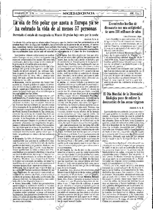 ABC MADRID 29-12-1996 página 75