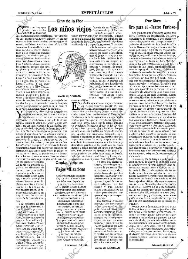 ABC MADRID 29-12-1996 página 91