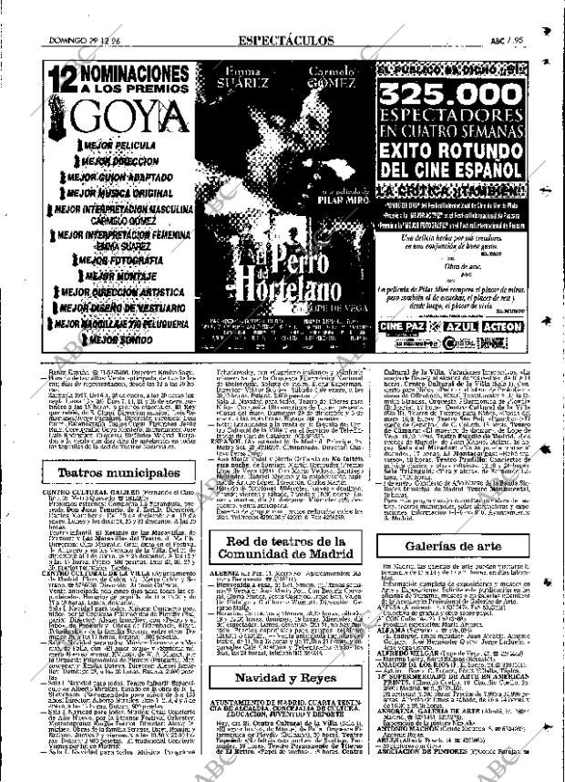 ABC MADRID 29-12-1996 página 95