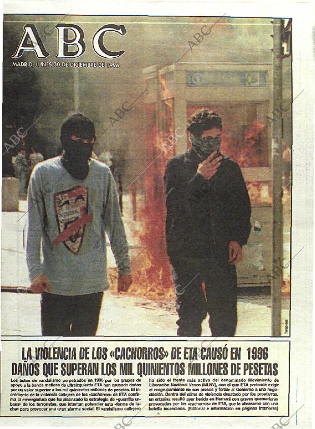 ABC MADRID 30-12-1996 página 1